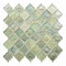 Andova Tiles Grandio Utopia Green 2-in. Arabesque Polished Glass Wall & Floor Mosaic Tile ANDGRA408 - alternate 2